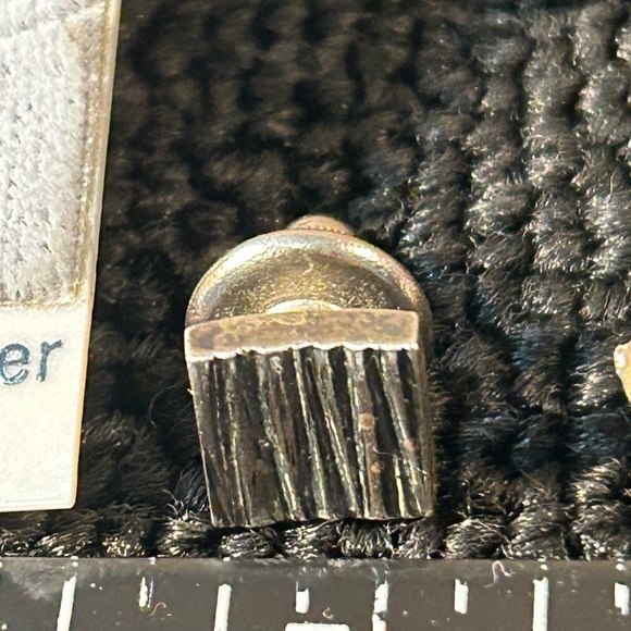 Sterling Silver Lot Cufflinks Tie Tacks . Dachshund , Rooster Shaped Cufflinks - Picture 9 of 11